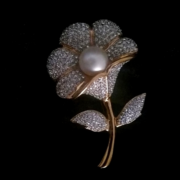 Vintage Gold Plated Brooch - Picture 5 of 7